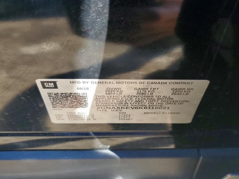 2019 CHEVROLET EQUINOX LT 13