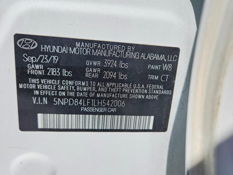2020 HYUNDAI ELANTRA SEL 12
