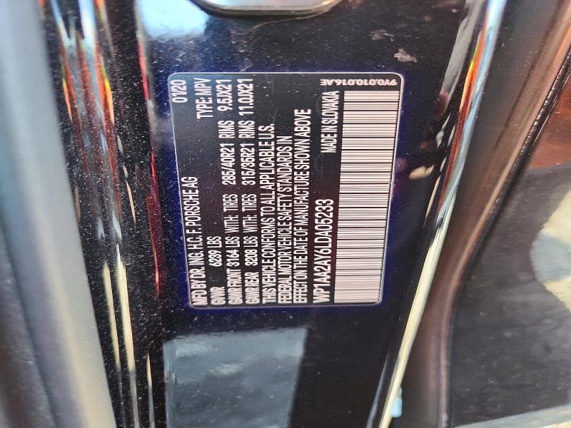 2020 PORSCHE CAYENNE 13