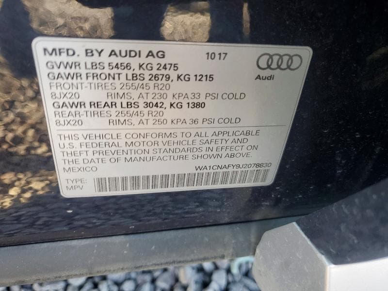 2018 AUDI Q5 PRESTIGE 14