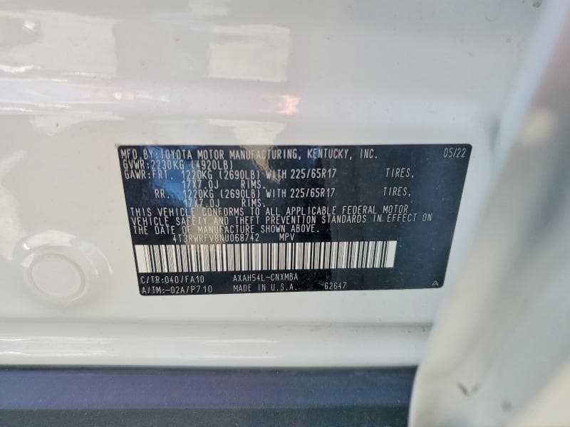 2022 TOYOTA RAV4 XLE 13