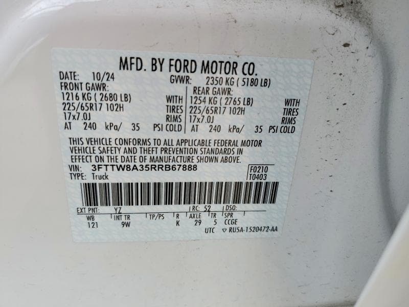 2024 FORD MAVERICK XL 12
