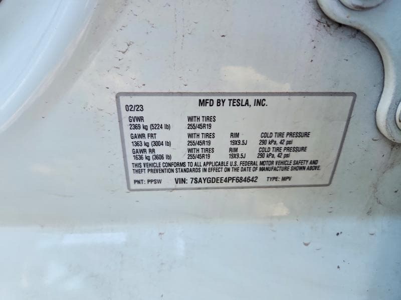 2023 TESLA MODEL Y 12