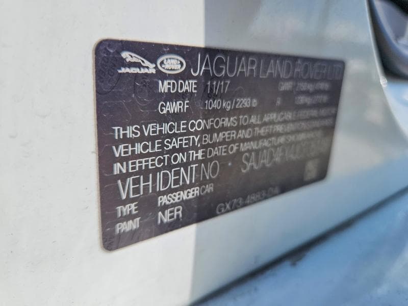 2018 JAGUAR XE PREMIUM 12