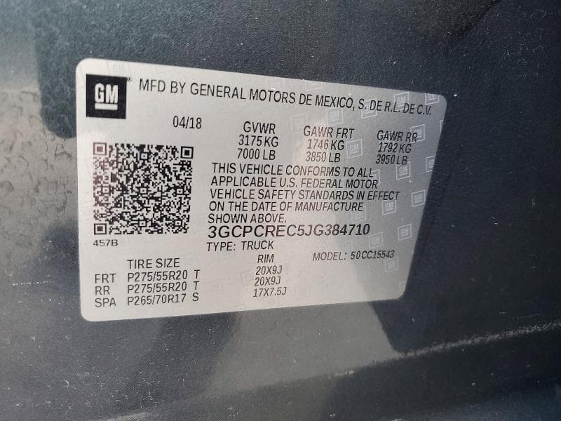 2018 CHEVROLET SILVERADO C1500 LT 12