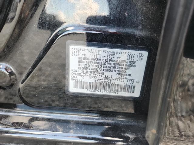 2017 NISSAN SENTRA SR 12