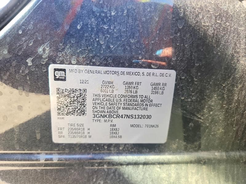 2022 CHEVROLET BLAZER 2LT 12