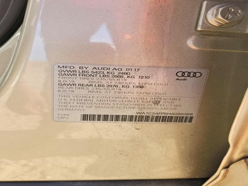 2017 AUDI Q5 PREMIUM 13