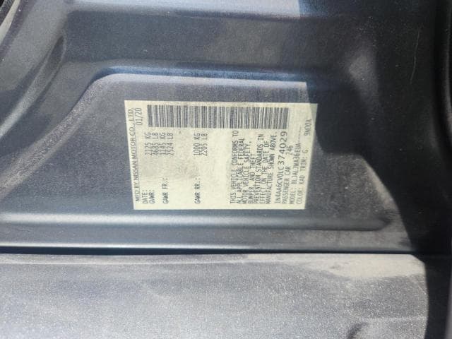 2020 NISSAN MAXIMA SV 12