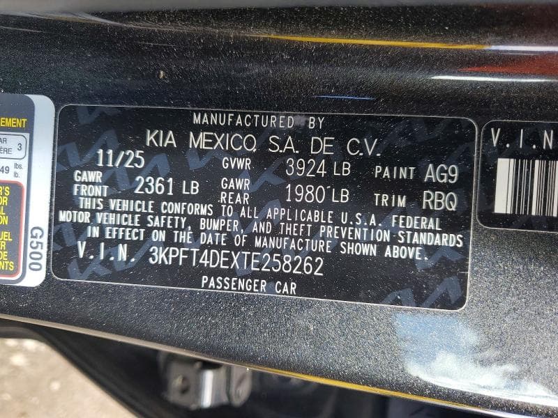 2026 KIA K4 LXS 12