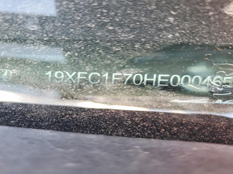 2017 HONDA CIVIC EXL 12