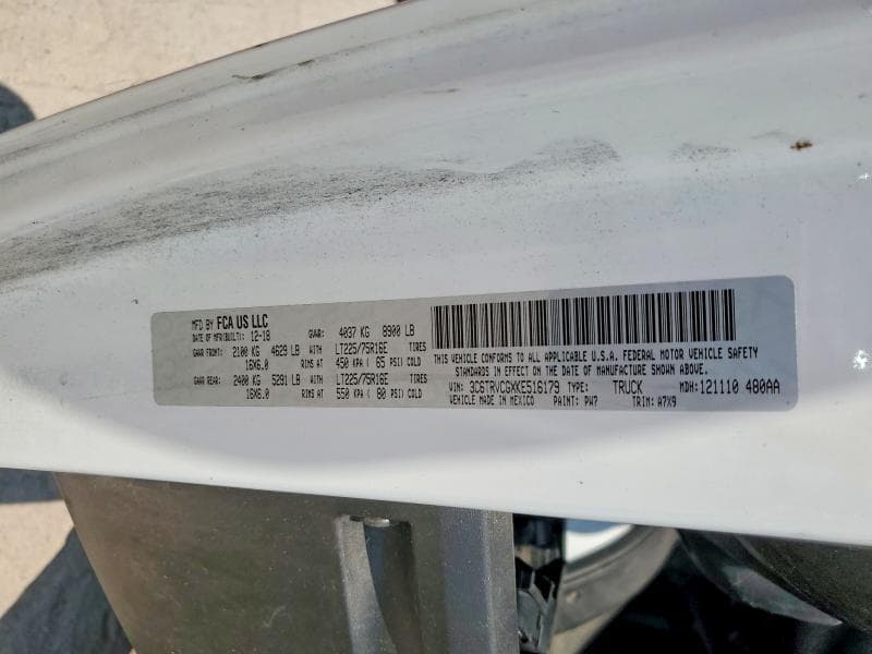 2019 RAM PROMASTER 2500 2500 HIGH 13