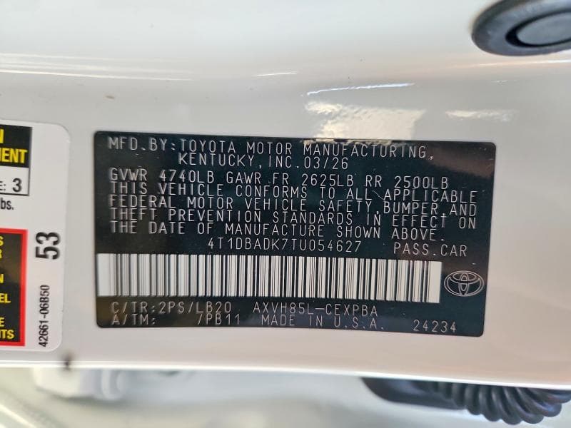 2026 TOYOTA CAMRY XSE 12