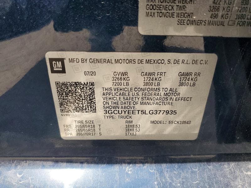 2020 CHEVROLET SILVERADO K1500 RST 12