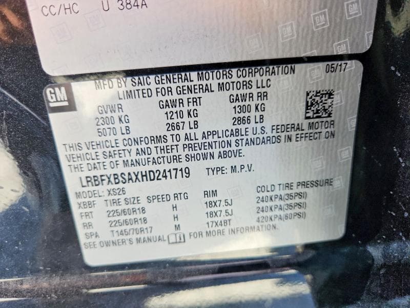 2017 BUICK ENVISION PREFERRED A 13