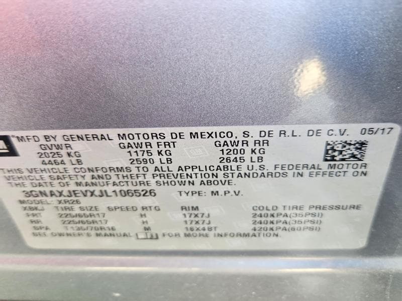 2018 CHEVROLET EQUINOX LT 13