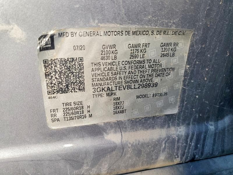 2020 GMC TERRAIN SLE 13
