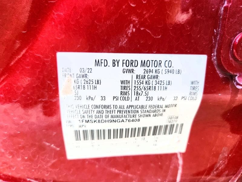 2022 FORD EXPLORER XLT 13