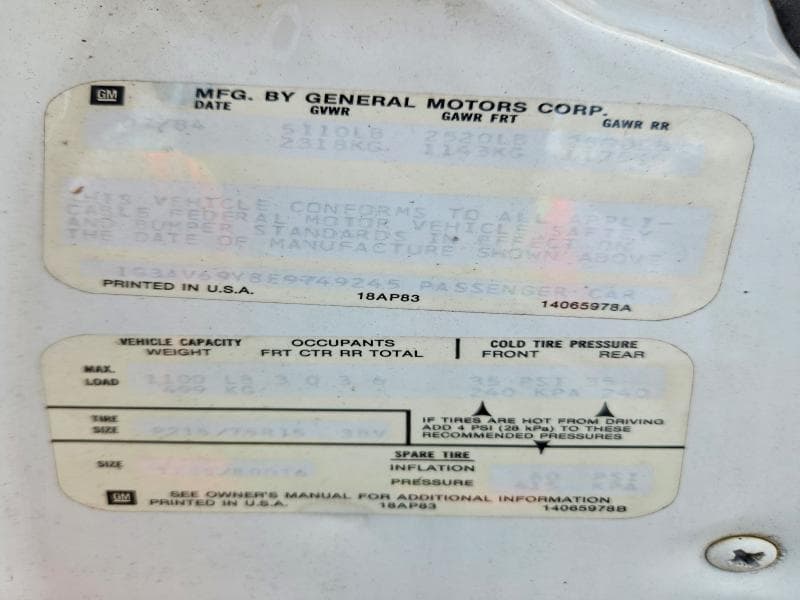 1984 OLDSMOBILE DELTA 88 ROYALE BROUGHAM LS 12