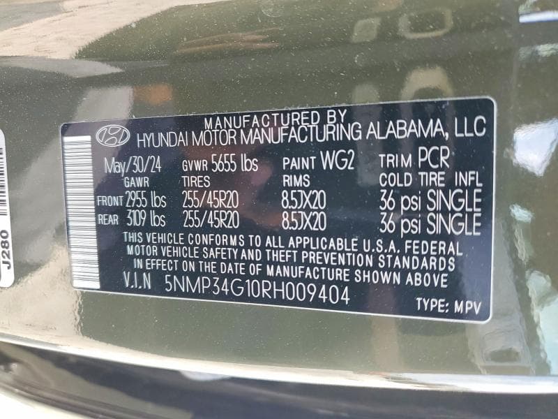 2024 HYUNDAI SANTA FE LIMITED 13