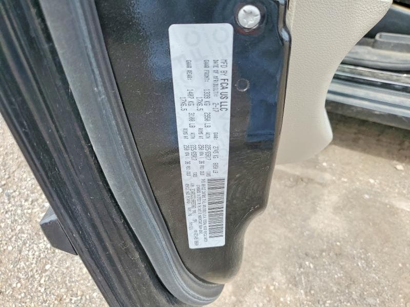 2017 DODGE GRAND CARAVAN SXT 13