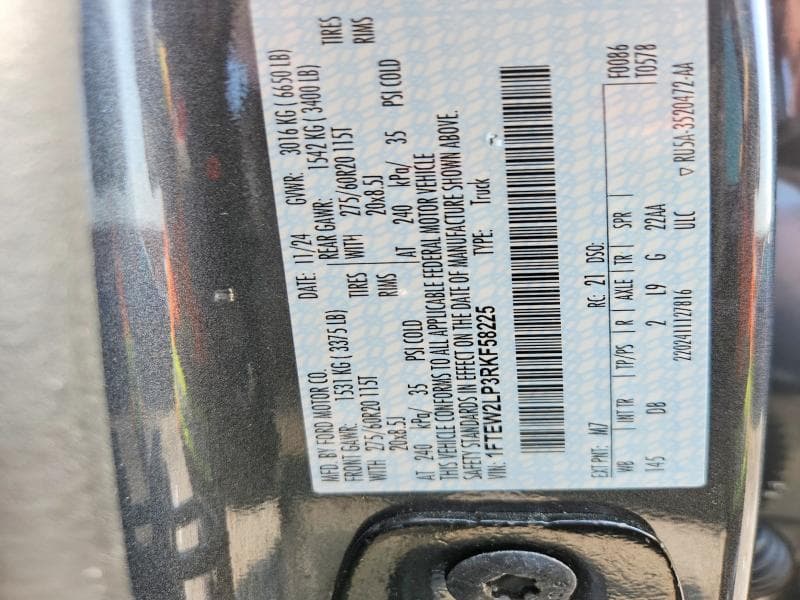 2024 FORD F150 STX 12