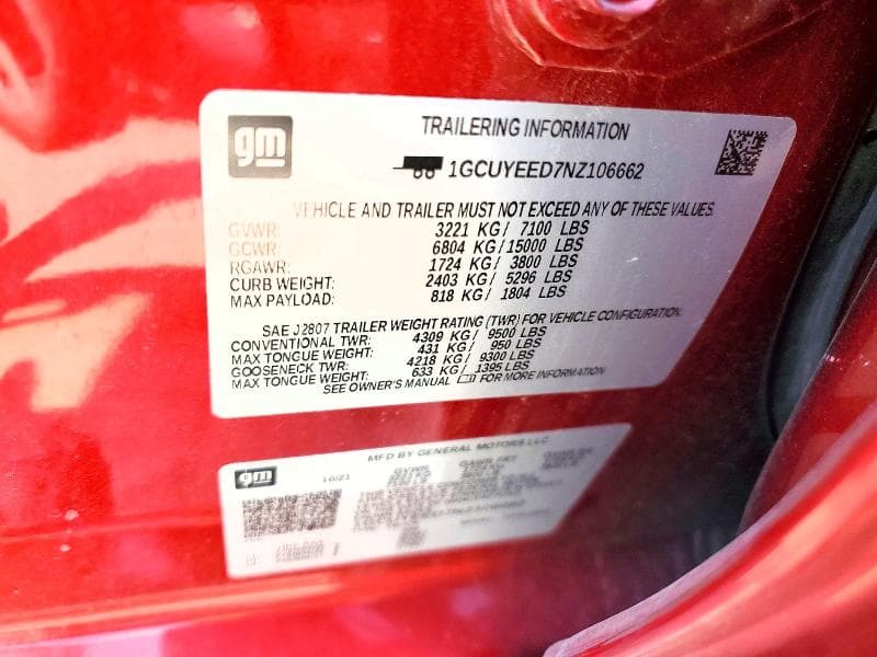 2022 CHEVROLET SILVERADO LTD K1500 RST 12