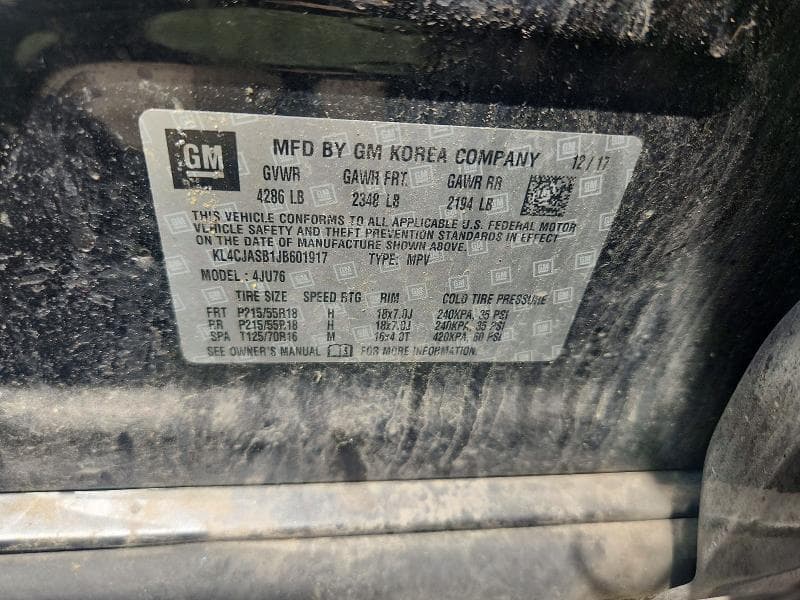 2018 BUICK ENCORE PREFERRED 12