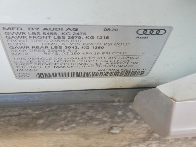 2020 AUDI Q5 PREMIUM PLUS 12