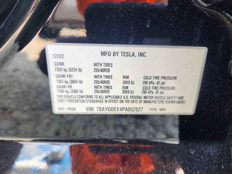 2023 TESLA MODEL Y 13