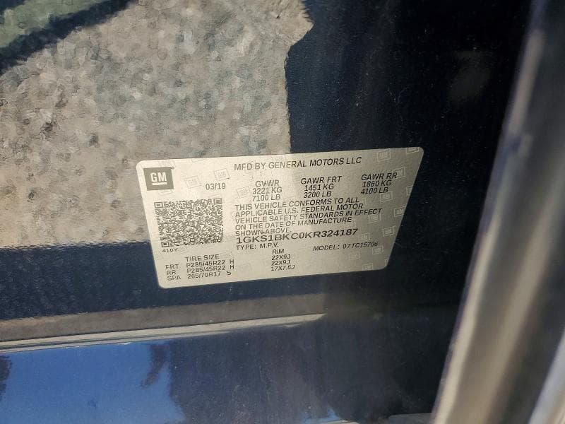2019 GMC YUKON SLT 13