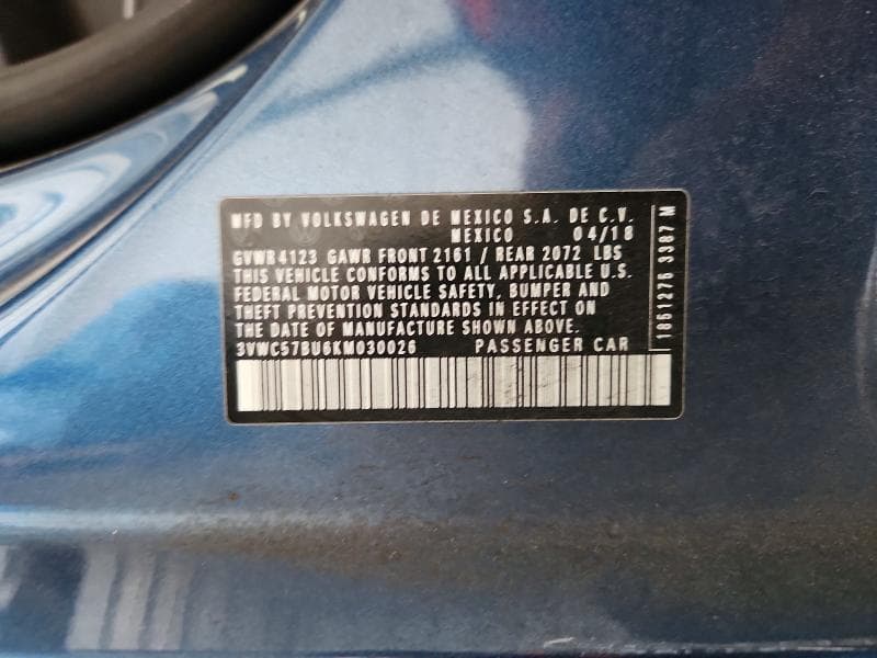 2019 VOLKSWAGEN JETTA S 13