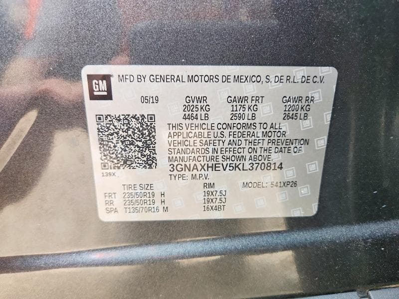 2019 CHEVROLET EQUINOX LS 14