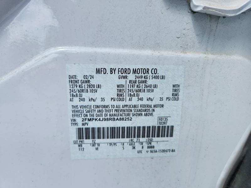 2024 FORD EDGE SEL 14