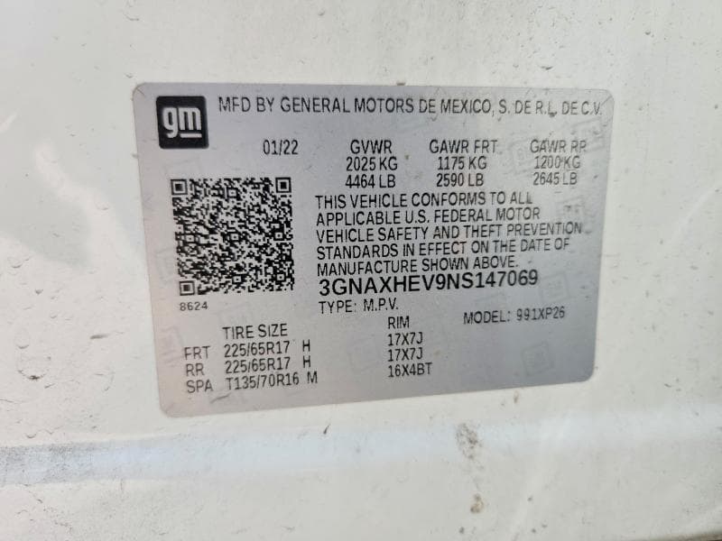 2022 CHEVROLET EQUINOX LS 13