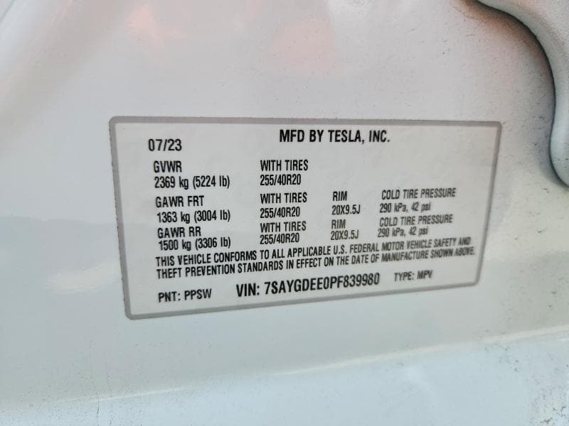 2023 TESLA MODEL Y 13