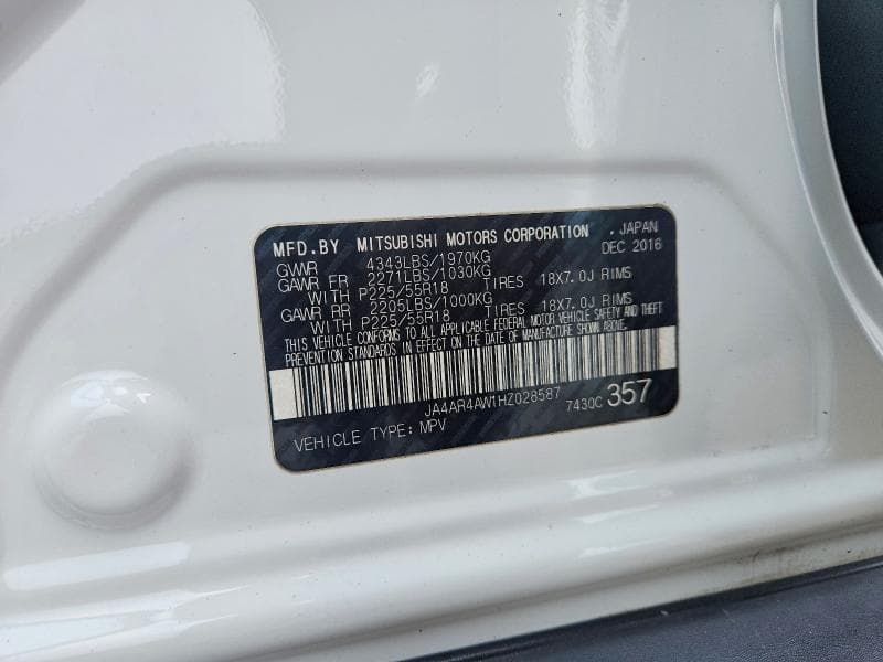 2017 MITSUBISHI OUTLANDER SPORT SEL 13
