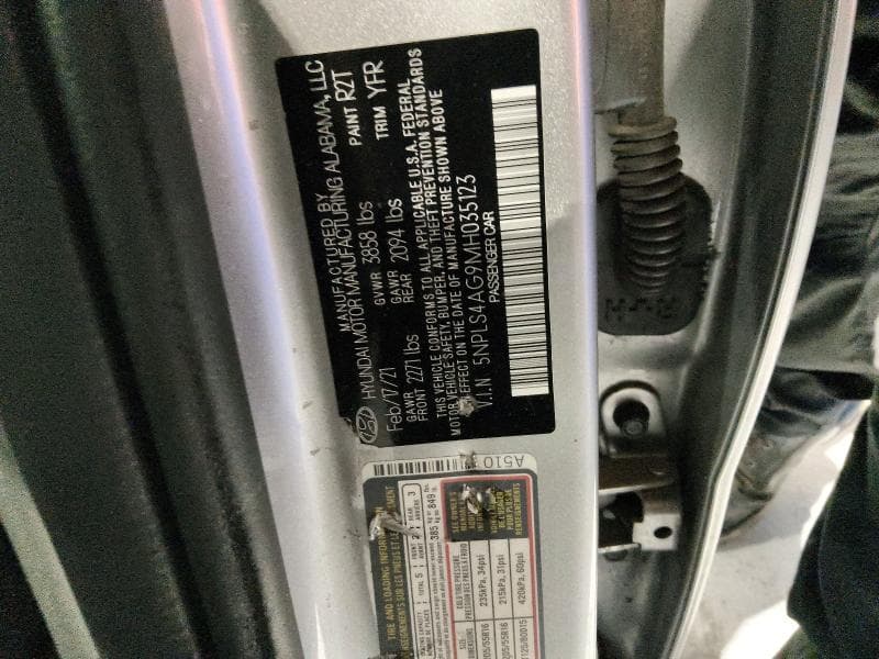 2021 HYUNDAI ELANTRA SEL 12
