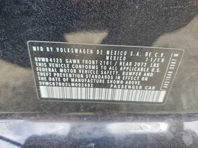 2020 VOLKSWAGEN JETTA S 12