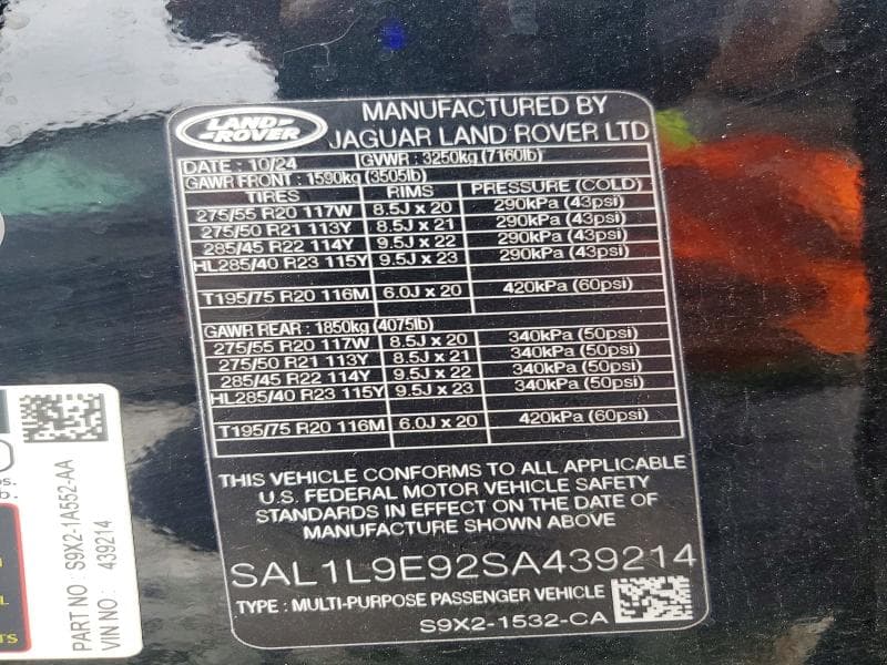 2025 LAND ROVER RANGE ROVER SPORT DYNAMIC SE 12