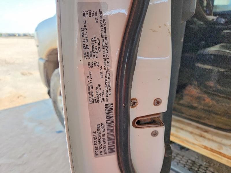 2022 RAM 2500 TRADESMAN 12