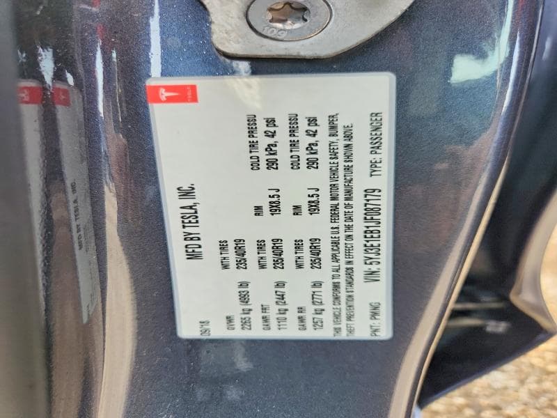 2018 TESLA MODEL 3 13