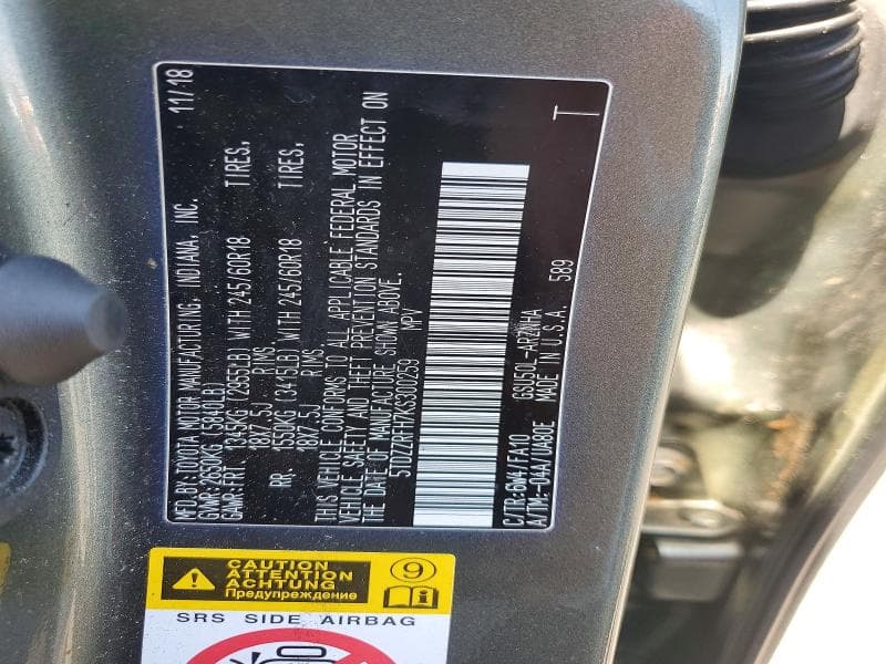 2019 TOYOTA HIGHLANDER LE PLUS 13