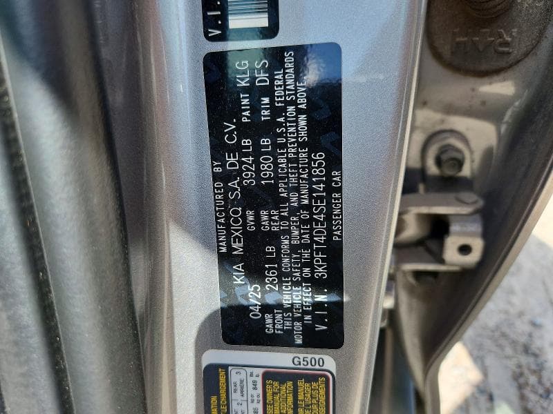 2025 KIA K4 LXS 13