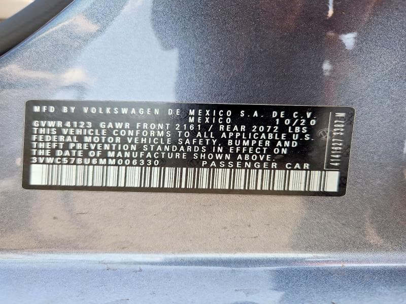 2021 VOLKSWAGEN JETTA S 12
