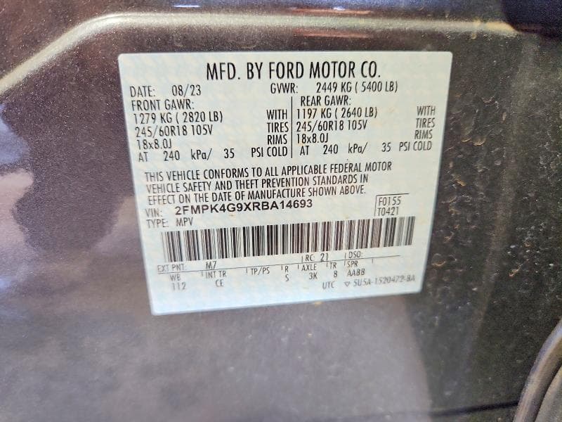 2024 FORD EDGE SE 13