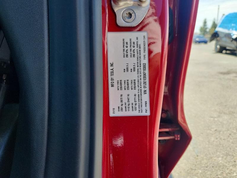 2019 TESLA MODEL 3 12