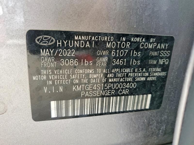 2023 GENESIS ELECTRIFIED G80 BASE 12