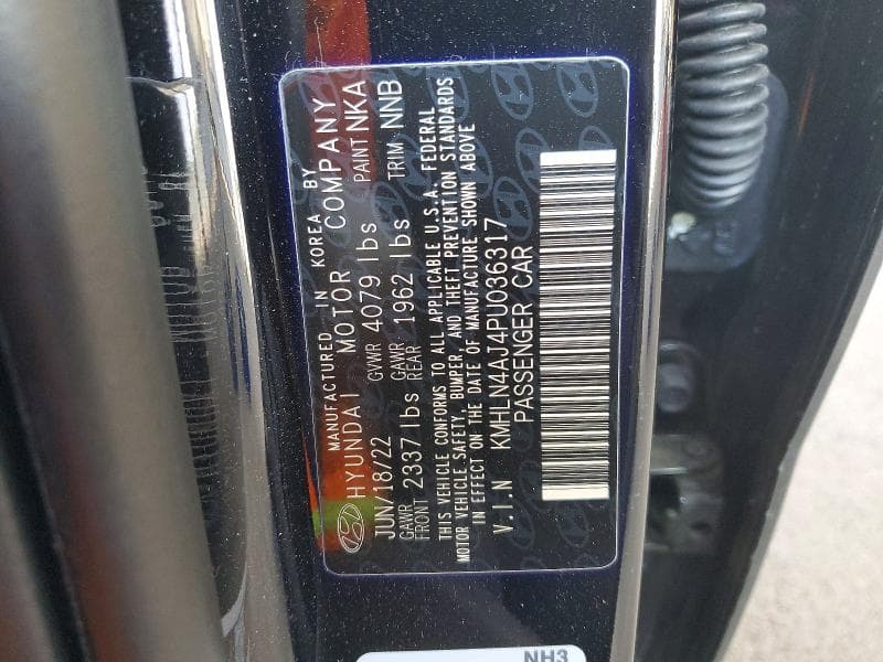 2023 HYUNDAI ELANTRA LIMITED 12