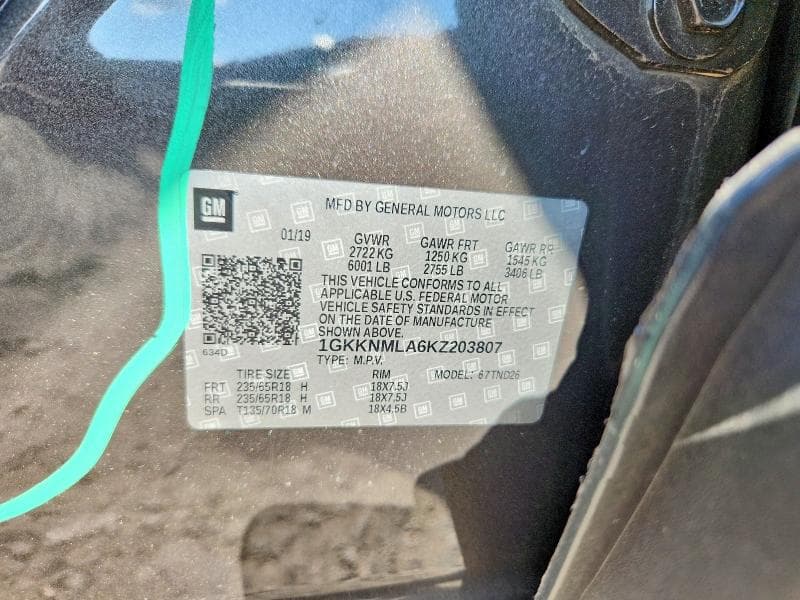2019 GMC ACADIA SLT-1 12